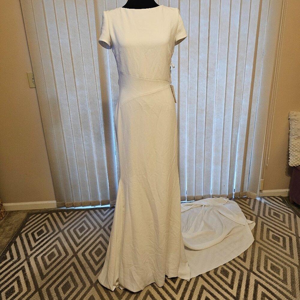 Atelier‎ Pronovious White Wedding Dress 8